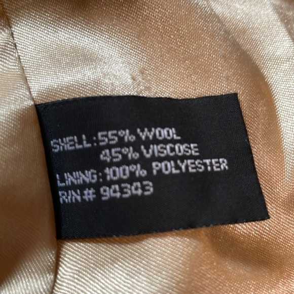 Coffeeshop Wool Plaid Pea Coat with Epaulettes - Picture 8 of 9